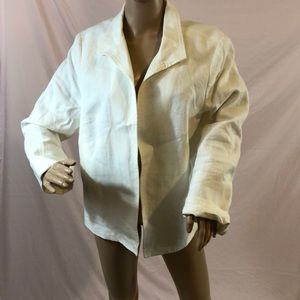 Talbots white blazer